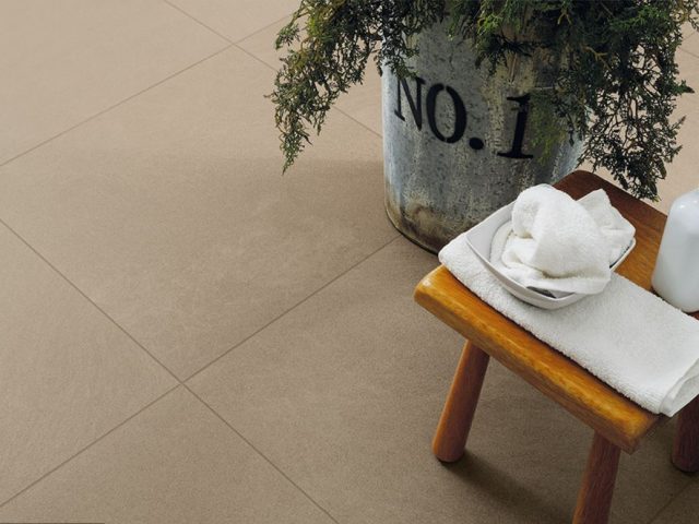 Brave Porcelain Floor Tile Collection Installation